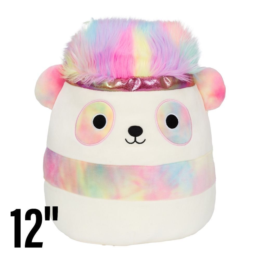 12" Squishmallow Pearson the panda Squish-doos